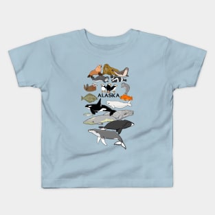 Alaska's Marine Life Kids T-Shirt